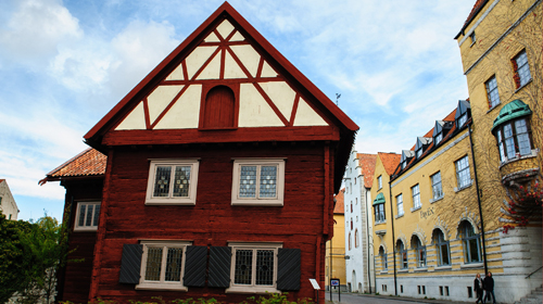 Das Burmeister-Haus ist Visbys bekanntestes Bauwerk © Lola Akinmade Åkerström / Lonely Planet