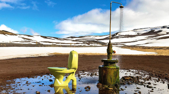 Die außergewöhnlichsten Toiletten der Welt: Island 