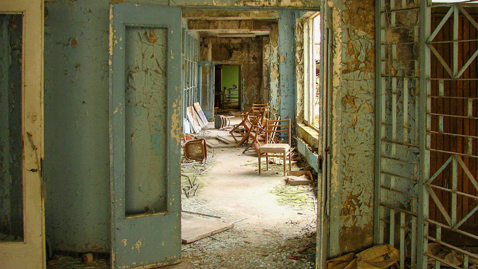 Verlassene Wohnhäuser in Pripyat, Ukraine - (Foto: ©Alex Skelly/Getty Images)