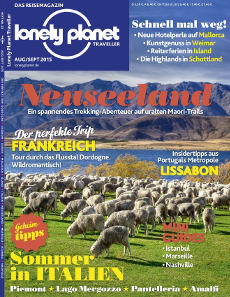 Lonely Planet Traveller Cover August 2105