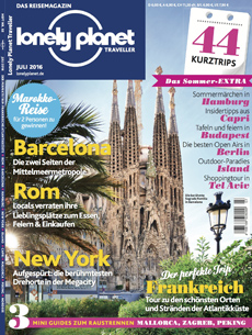 Cover Lonely Planet Juli 2016