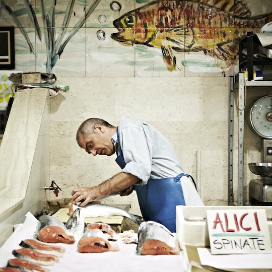 Feinste Fisch-Auswahl in Cagliari © Anders Schønnemann