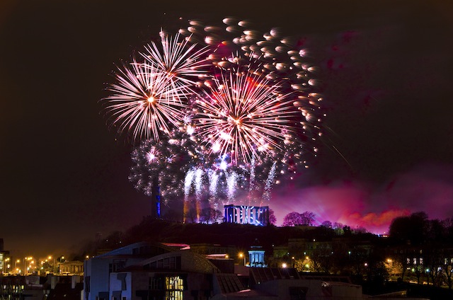Wow! Silvester in Edinburgh © PR