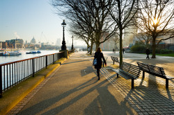 Wie wär's mit einer Radtour an der Themse? © Justin Foulkes