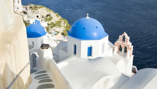 Kirche auf Santorin © Justin Foulkes