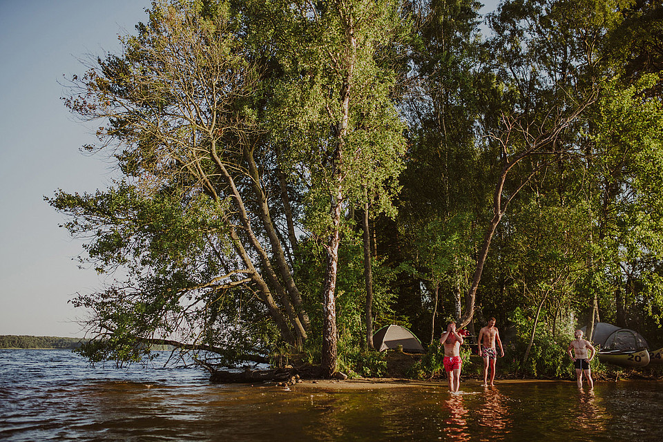 Eine Insel im See Ivösjön. Foto: Mickael Tannus.