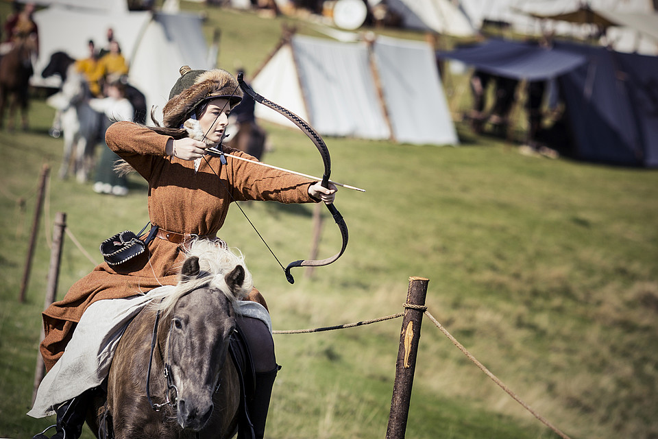 Ein Treffen mit den Wikingern bei Foteviken. Foto: Carolina Romare.