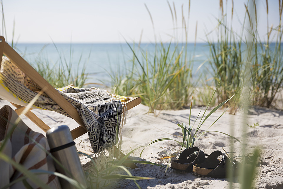 Relaxen am Strand von Falsterbo. Foto: Carolina Romare