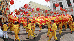 Höhepunkt im Jahr: Die Feierlichkeiten zum chinesischen Neujahrsfest. © 2010 MGTO