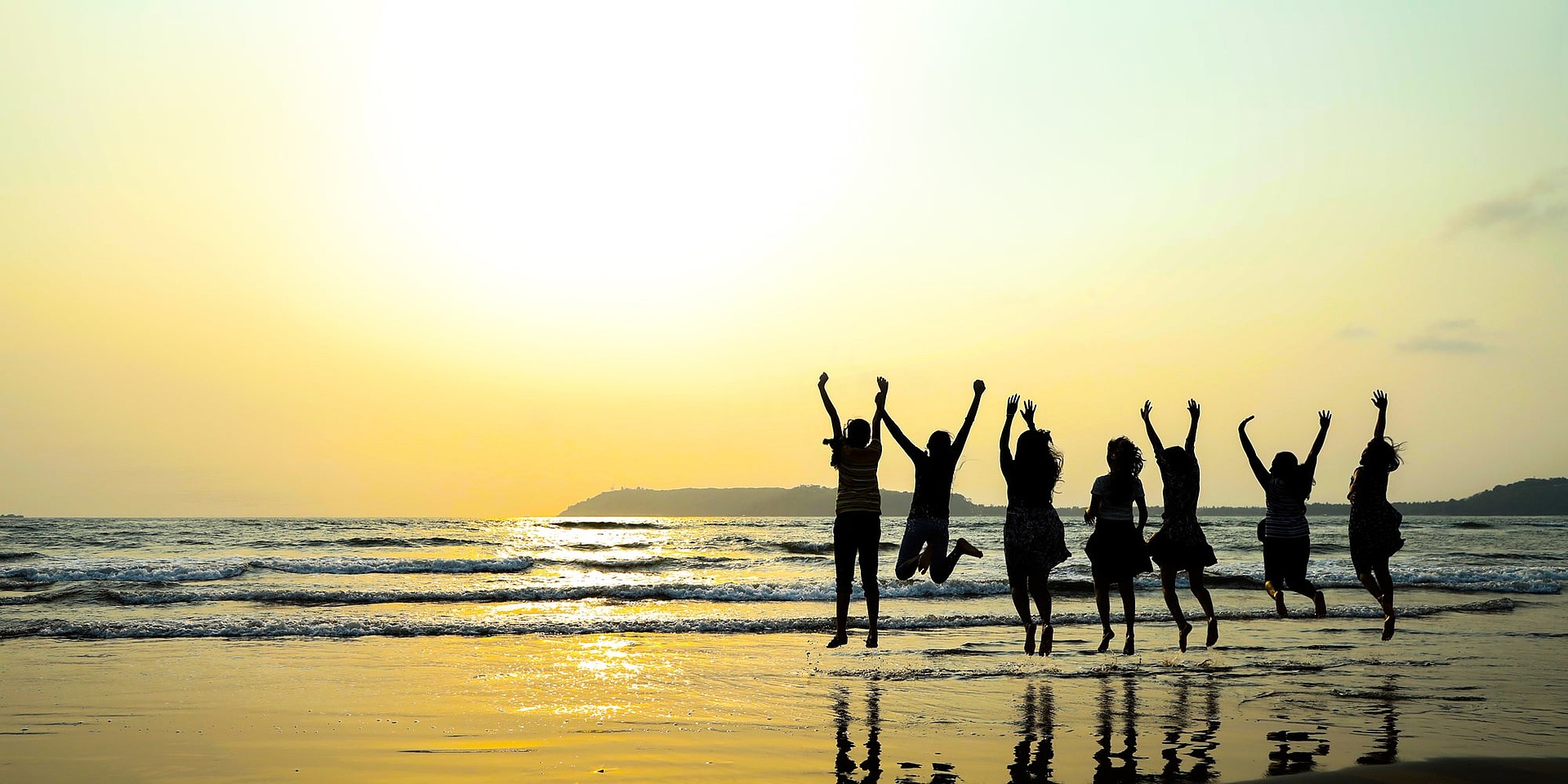 Miramar Beach in Goa, dem für seine Strände weltbekannten Bundesstaat am Arabischen Meer. © Incredible India