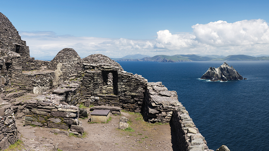 „Die Macht“ ist stark auf Skellig Michael – wie womöglich der Wind und der Seegang bei der Überfahrt.