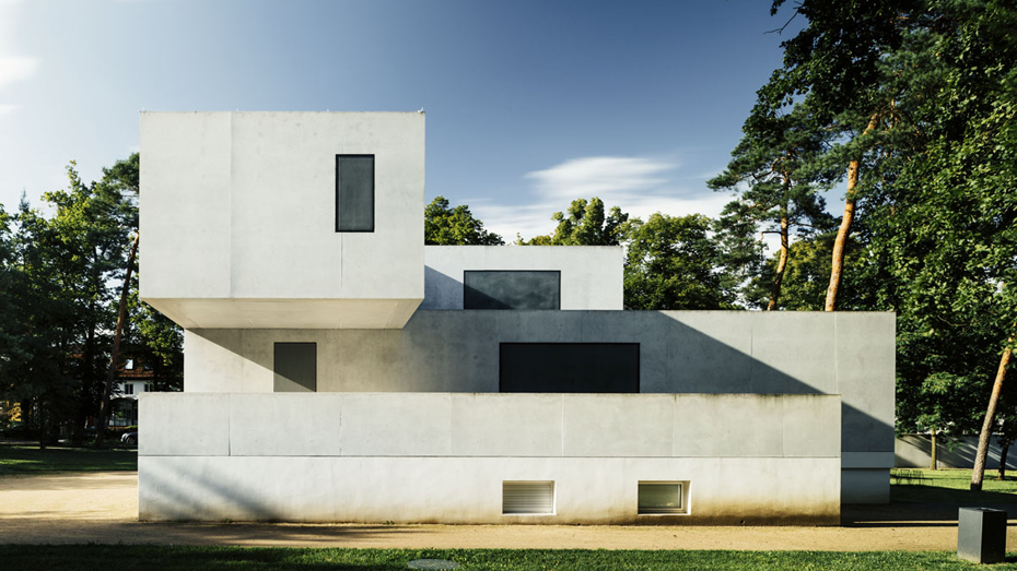 Die rekonstruierten Bauhaus-Meisterhäuser in Dessau © Tillmann Franzen, tillmannfranzen.com / VG Bild-Kunst, Bonn 2018