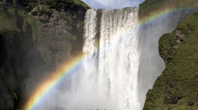 Postkarte vom Skógafoss, Island © Rob Richardsen