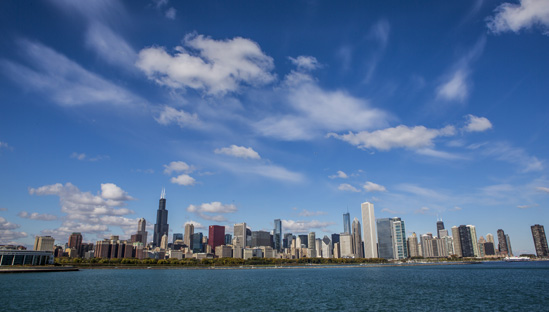 Blick auf die Skyline von Chicago © Brand USA