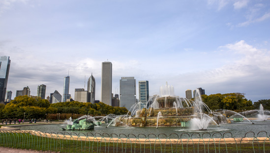 Buckingham Fountain im Grant Park © Brand USA