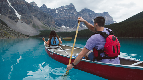 Moraine Lake im Banff National Park © Banff Lake Louise Tourism/Jake Dyson