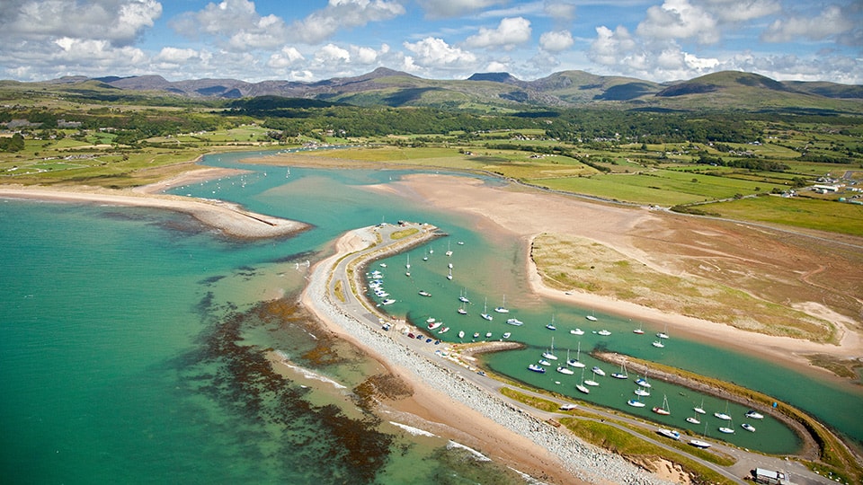 Shell Island, Nordwales / Crown Copyright (2018) Visit Wales