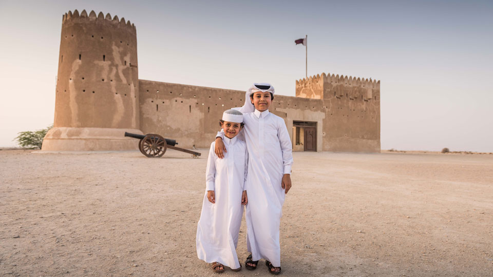 Das erste UNESCO-Weltkulturerbe in Qatar, das einstige Fort von Al Zubarah. © Qatar Tourism Authority