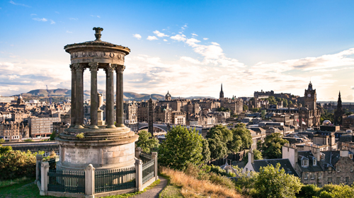 Blick vom Calton Hill auf Edinburgh © Studio51