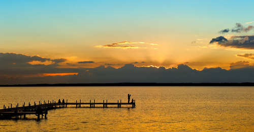 Sonnenuntergang am Steinhuder Meer - (Foto: ©FotoGrafas/istock.com)