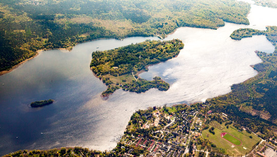 Der Wannsee von oben - (Foto: ©Meinzahn/istock.com)