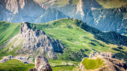 Pordoi Pass in den Dolomiten - (Foto: ©Lukasz Janyst/Shutterstock)