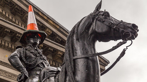 Wellington Statue in Glasgow - (Foto: ©Stephan Goldmann)