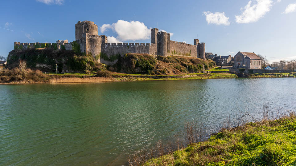 Pembroke Castle im gleichnamigen Ort - (Foto: Katrin Goldmann)