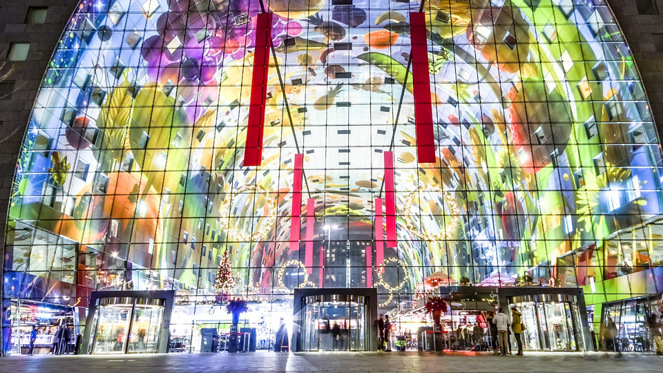 Die Rotterdamer Markthalle ist ein Fest für alle Sinne - (Foto: ©Ankor Light/Shutterstock)