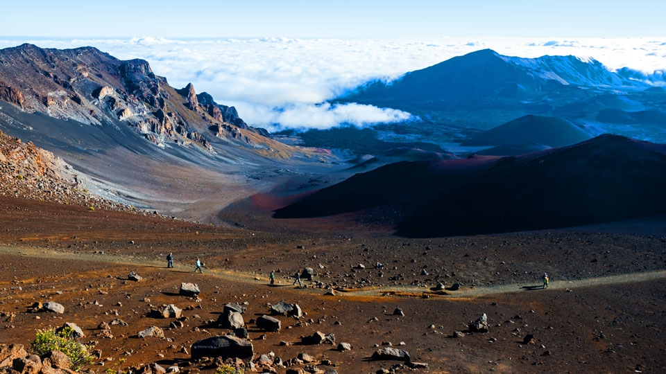 Der imposante Gipfelbereich des Haleakala-Nationalparks - (Foto: © RFC Royalty Free Commercial)