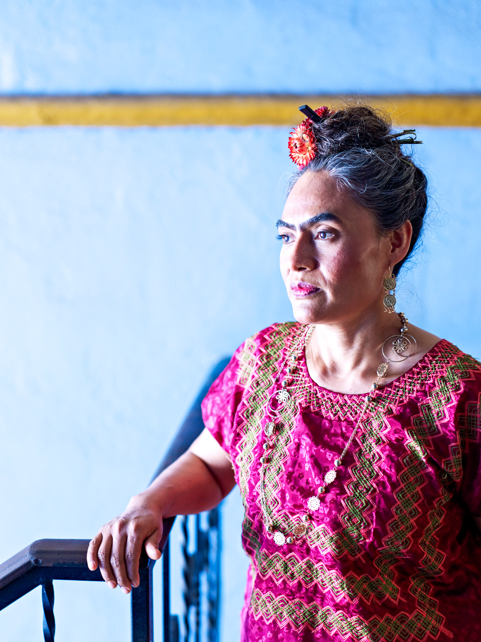 Nicht verwunderlich, dass man "Frida Kahlo” in Mexiko überall begegnet - wie hier in der kleinen Taverna La Cocina de Frida auf dem Ocotlan-Markt in Oaxaca - (Foto: ©Mark Read/Lonely Planet)