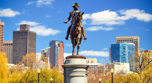 George Washington Statue im Boston Public Garden, Massachusetts - (Foto: © Sean Pavone/Shutterstock Royalty Free)