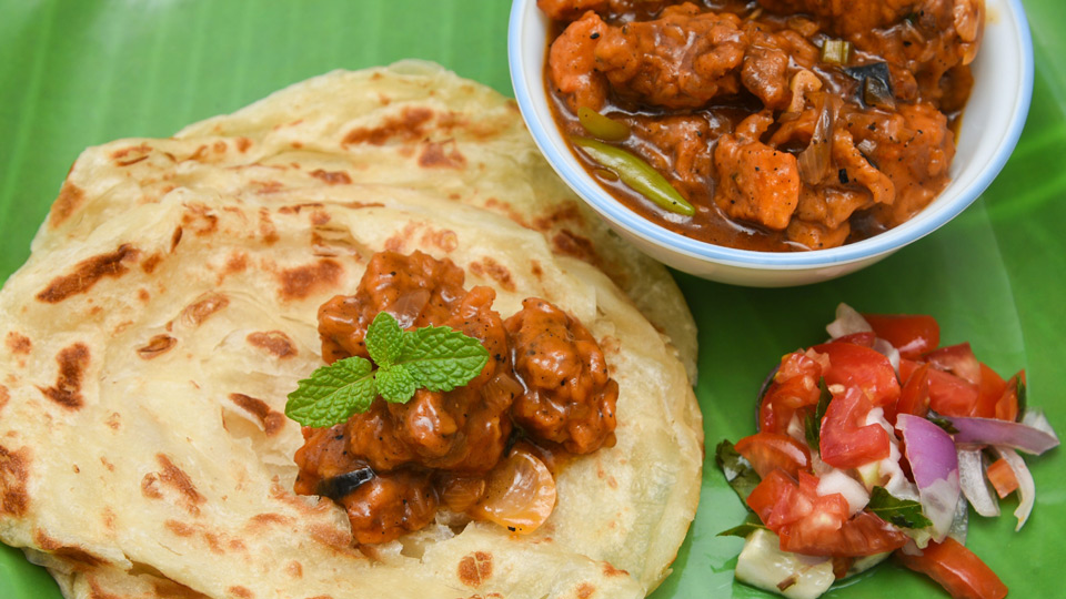 Indische Küche: Kerala parathas – (Foto: ©Santhosh Varghese/Shutterstock)