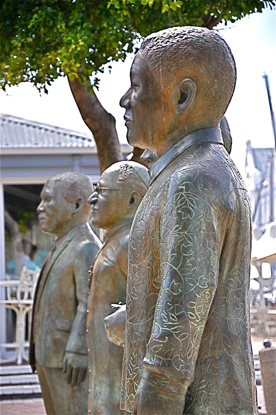 Statuen der vier Nobelpreisträger Südafrikas auf dem Nobelplatz von V & A Waterfront - (Foto: © Simon Richmond/Lonely Planet)