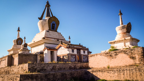 Das Kloster Erdene Zuu - (Foto: Tom O'Malley/LP Staff Collection)