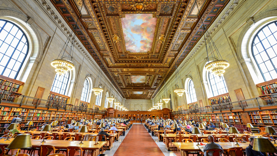 Hauptlesesaal der New York Public Library - (Foto: ©jiawangkun/Shutterstock)