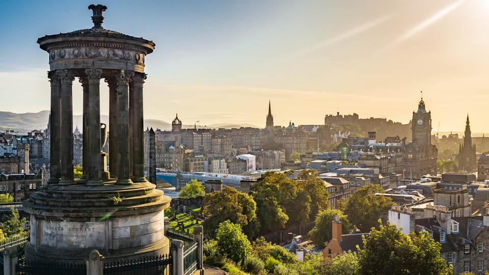 Ein Blick über Edinburgh - (Foto: Stephan Goldmann)