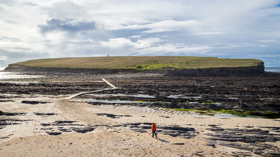 Die Insel Birsay kann bei Ebbe zu Fuß erreicht werden  - (Foto: ©Stephan Goldmann)