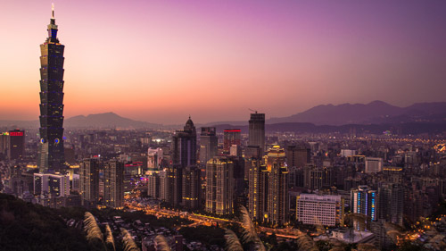 Blick vom Elefantenberg in Taipeh - (Foto: ©Nishu kumar/500px Royalty Free)