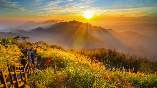 Ausblick in der Alishan National Scenic Area - (Foto: ©Frank Chen/Getty Royalty Free)