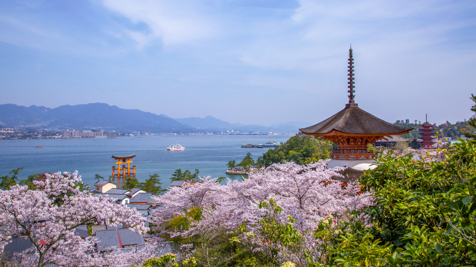 Blick auf den Itsukushima-Schrein - (Foto: ©H_Yasui/Istock.com)