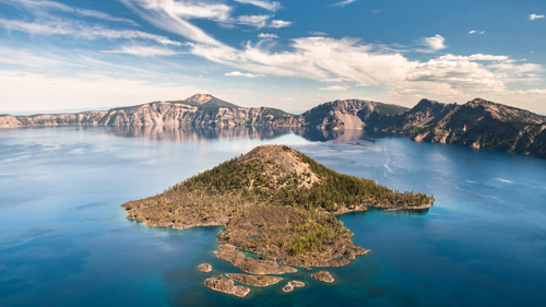 Wizard Island im Crater Lake National Park - (Foto: © Alexander S. Kunz, Getty Images)