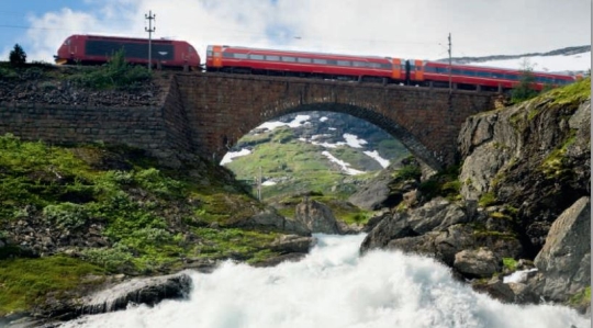 Norwegen per Bahn