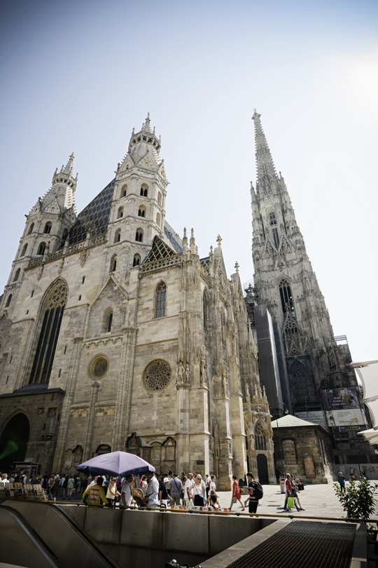 „Steffl“ nennen die Wiener ihr Wahrzeichen, den Stephansdom. ©Sonja Priller