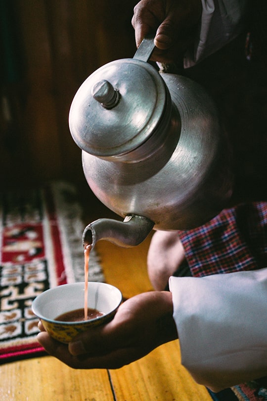 Tee trinken in Bhutan, ©Simon Buxton