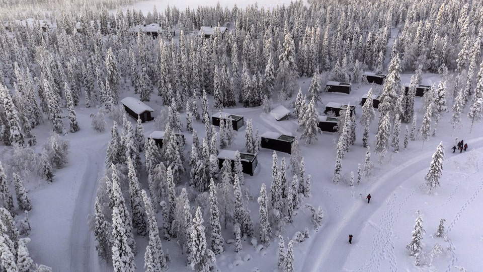 Besonders übernachten im Iisakki Glass Village, ©Iisakki Glass Village