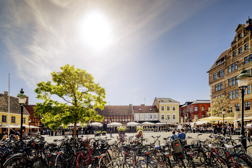Der historische Marktplatz Lilla Torg in Malmö. Foto: Werner Nystrand 