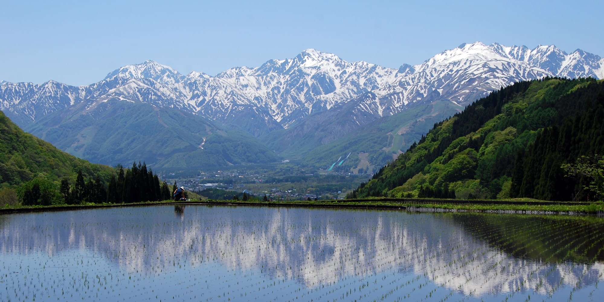 Das Dorf Hakuba in den Japanischen Alpen ©JNTO