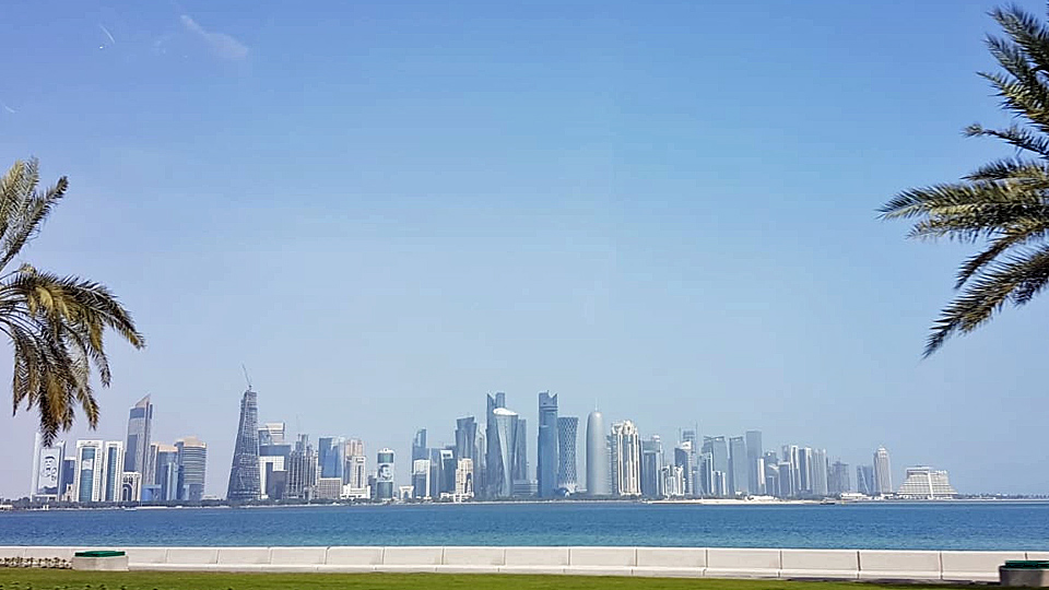 Blick auf die Skyline von Doha © Ana Diaz