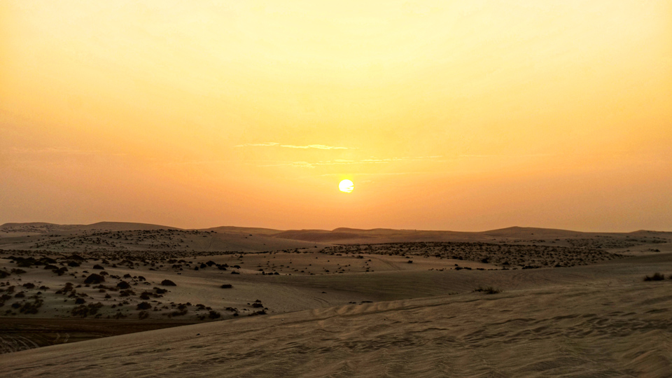 Sonnenuntergang in der Wüste © Ana Diaz